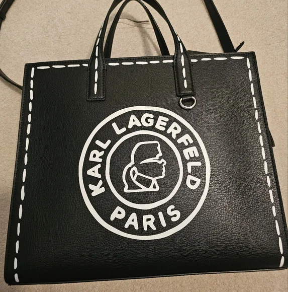 Karl Lagerfeld Nouveau color block tote - Picture 1 of 8